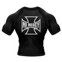 ANGEL LISTED RASHGUARD - DRAFT - NO MERCY FIGHTWEAR SCHWARZ