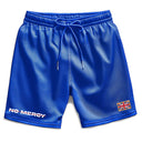 Crossed Out Logo Shorts - Blue