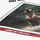 Life Is Tough Oversized T-shirt - White