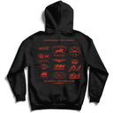 Engineered For Combat Hoodie - Black