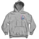No Weaklings On The Frontier Hoodie - Grey