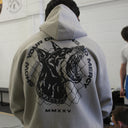 Caged Dog Hoodie - Grey