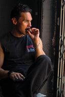 Smokes Sleeveless Tee - Faded Black