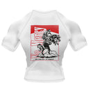 No Comfort In Combat Rashguard - White
