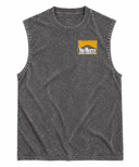 Smokes Sleeveless Tee - Iron Grey