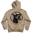 Caged Dog Hoodie - Stone