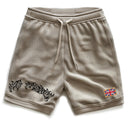 Metal Logo Shorts - Stone