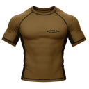 Lone Wolf - Ranked Rashguard Brown