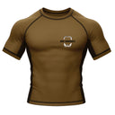 Bite Back  - Ranked Rashguard Brown